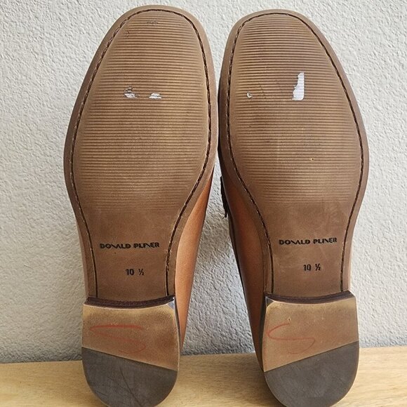Donald Pliner Shoes Mens Size 10.5 Leather Bit Loafers Slip On Dannie01 main image 3